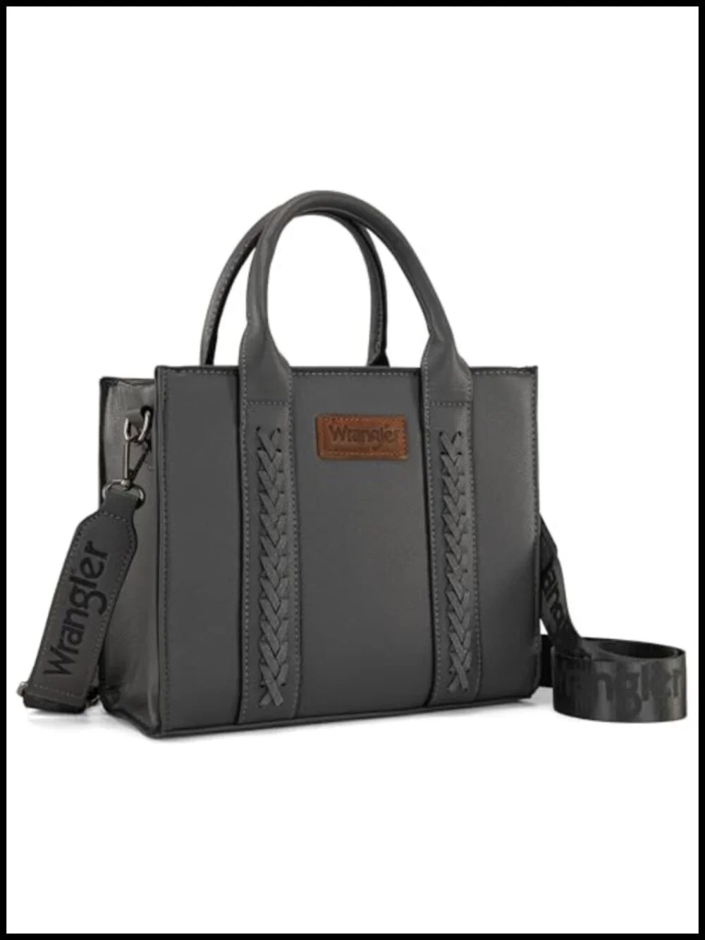 Wrangler Tote Bag Women Faux Leather Quilted Satchel Handbag Crossbody Shoulder